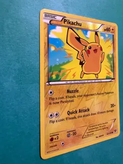 Pikachu - 42/146 - Common Reverse Holo - XY Base - Pokemon Card - NM - Image 2