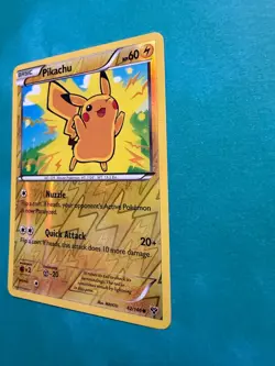 Pikachu - 42/146 - Common Reverse Holo - XY Base - Pokemon Card - NM - Image 3
