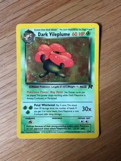 Pokemon Cards: Team Rocket Rare Holo: Dark Vileplume 13/82 - Image 1