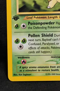 Bayleef 1st Edition 28/111 LP Neo Genesis Regular Uncommon Pokemon TCG Card - Image 5