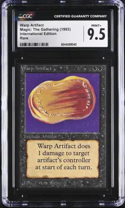 Mint+ MTG International Collectors Edition CE IE --- CGC 9.5 WARP ARTIFACT --- - Image 1