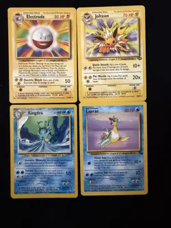 Lot of Rare Non-holo Vintage Pokemon Cards MP - Image 3