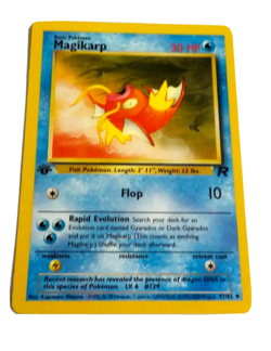 Team Rocket First Edition Magikarp #47 Vintage Pokemon Card - Image 3