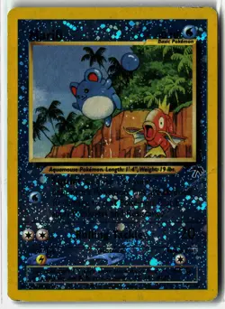 Marill ⭐ 11/18 Reverse Holo 🌀 Swirl 🌀 Southern Islands 2001 Pokemon MP - Image 1