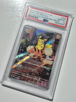 2023 Pokemon SV-P JAPANESE DETECTIVE PIKACHU Returns Pre-Order Promo #098 PSA 10 - Image 4