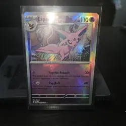 Pokemon TCG Espeon 033/131 Sv: Prismatic Evolutions Master ball Pattern English - Image 1