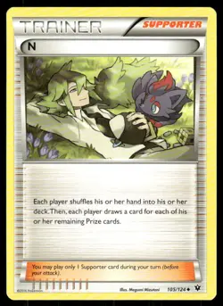 N 105/124 Uncommon Fates Collide Pokemon Lightly Played - Image 1