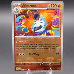 Volcarona (Master Ball Pattern) 016/086 Rare SV: Black Bolt Pokemon TCG NM - Image 1
