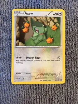 2011 Pokemon Axew Mystery Egg Black Star Promo BW16 - Image 1