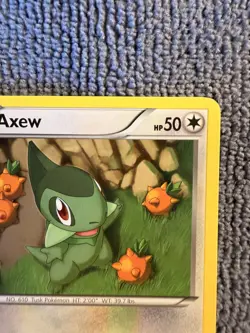 2011 Pokemon Axew Mystery Egg Black Star Promo BW16 - Image 3