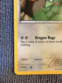 2011 Pokemon Axew Mystery Egg Black Star Promo BW16 - Image 5