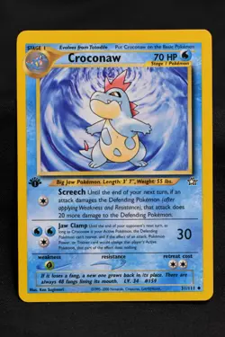 Croconaw 1st Edition 31/111 LP Neo Genesis Regular Uncommon Pokemon TCG - Image 1