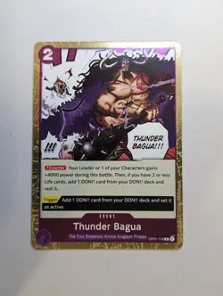 Thunder Bagua OP01-119 R (Rare) One Piece Romance Dawn TCG Card - Image 1