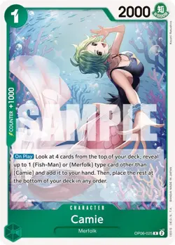 OP06-025 Camie English R One Piece TCG Card Game - Image 2