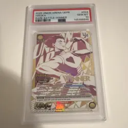 Union Arena UEPR Hisoka Rare Battle-Winner Foil Card 024 PSA 10 - Image 1