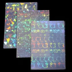 100 Pcs Laser Flashing Photocard Sleeves Holographic Card Multicolored - Image 3