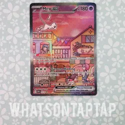 Pokemon Card Mew Ex 053 Black Star Promo Scarlet Violet Pokemon 151 UPC LP - Image 1