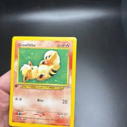 Growlithe 68/105 Pokemon TCG 1st Edition Neo Destiny NM/LP Vintage 2002 Card -j - Image 5