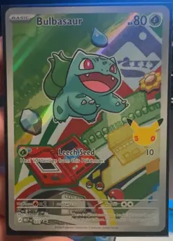 Bulbasaur 037 Promo Holo NM Pokemon Card ME Mega Evolution Promo - Image 1