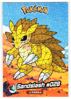 POKEMON - CRYSTAL CARD COLLECTION * SANDSLASH * CRACKED ICE HOLO - Image 1