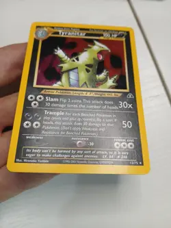 Pokemon TCG Tyranitar Holo Card Neo Discovery Rare 12/75 - Image 4