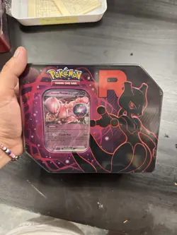 Pokemon TCG Mewtwo Tin Destined Rivals - 5x Booster Packs (Factory Sealed) - Image 1