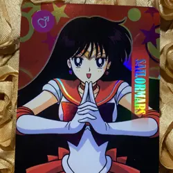 Sailor Mars Sailor Moon Diamond ACG Goddess Girl Holo Anime Card - Image 2