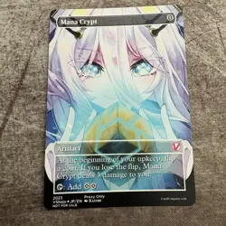 Mana Crypt - Custom Art MTG Magic The Gathering Playtest Card - Image 1