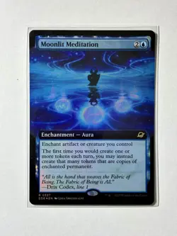 Moonlit Meditation Extended Art #327 Foil NM Edge of Eternities Magic MTG - Image 1