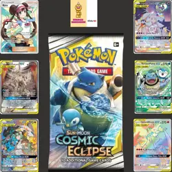 1x Pokemon Sun & Moon Cosmic Eclipse Booster Pack New Sealed 820650805899 - Image 1