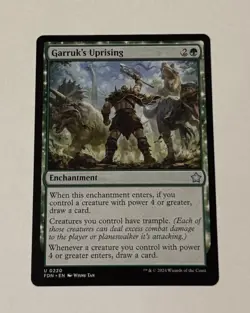 MTG Garruk's Uprising - Foundations LP - Image 1