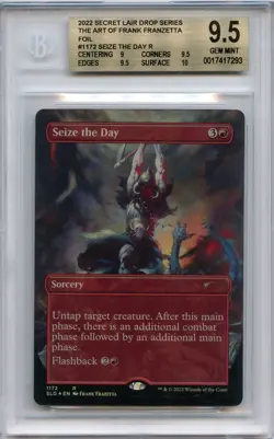 MTG | Seize the Day (Borderless) [Secret Lair Frank Franzetta] ✨FOIL✨BGS 9.5 - Image 1