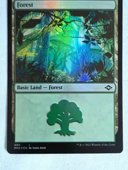 Forest 490 Modern Horizons 2 Foil Magic The Gathering TCG - Image 2