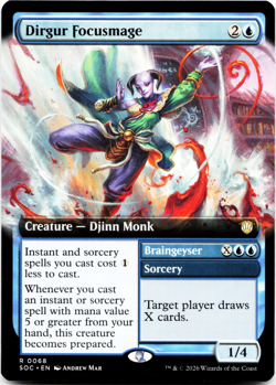 Digur Focusmage (Extended Art) - [Commander: Secrets of Strixhaven] SOC MTG 💧 - Image 1