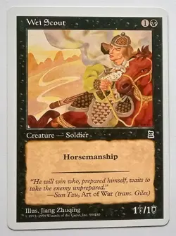 Magic MTG - Wei Scout - Portal 3 Three Kingdoms - NM - Image 1