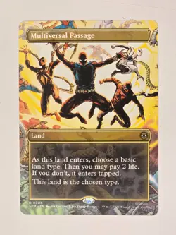 Multiversal Passage R 206 BORDERLESS MTG Spiderman ENGLISH 0206 - Image 1