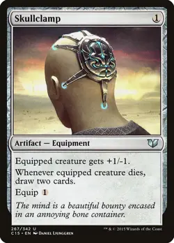 ~1x Skullclamp x1 ~NM~ C15 Magic the Gathering MtG~ - Image 1