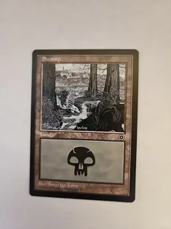 Swamp (A) x1 Portal 1x Magic the Gathering MTG - Image 1