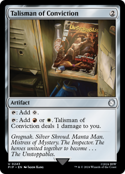 MTG - Talisman of Conviction [Fallout] Foil - Image 1