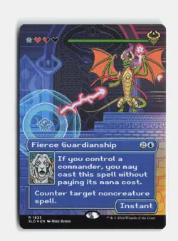 Fierce Guardianship (Rainbow Foil) 1823 Foil Secret Lair Drop Series MTG NM - Image 1
