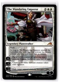 The Wandering Emperor 42 Promo Pack: Kamigawa: Neon Dynasty NM - Image 1