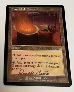 MTG Battlefield Forge Apocalypse - SIGNED by Artist Darrell Riche Magic - Image 1
