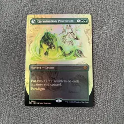 MTG - Germination Practicum ⭐FOIL⭐ BORDERLESS - 0296 - Field Notes - NM - Image 1