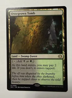x1 Overgrown Tomb ECL Lorwyn Eclipsed MTG 266 M/NM 1x - Image 1