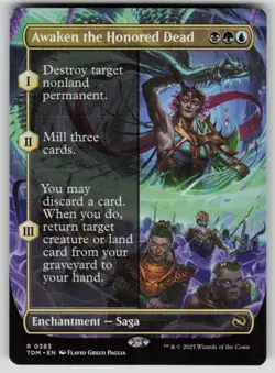 Awaken the Honored Dead (Borderless) Normal R Tarkir: Dragonstorm 383 NM - Image 1