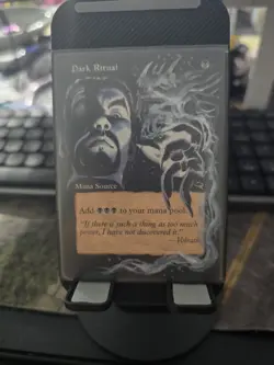Mtg Hand Painted Alter Dark Ritual Extension Art - Image 2