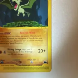 Pokemon Aerodactyl Skyridge 11/144 Rare 70 HP Stage 1 Rising Lunge English - Image 4