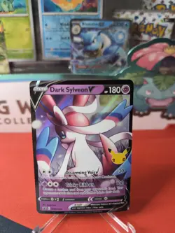 Dark Sylveon V - SWSH134 - Black Star Ultra Rare Promo 25th - Pokemon Card - NM - Image 1