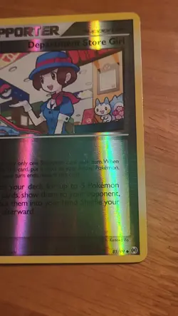 Pokemon Department Store Girl 85/99 Arceus Reverse Holo - Image 5
