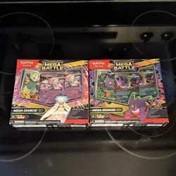 Pokemon Mega Gengar EX + Mega Diancie EX Battle Deck Set of 2 Brand New Sealed - Image 1